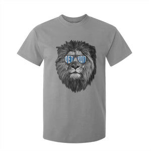 Lion Lovers T Shirt For Kid Wearing Glasses Retro Vintage Style Detroit Fan TS10 Sport Gray Print Your Wear