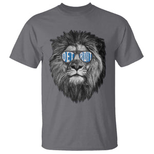 Lion Lovers T Shirt Wearing Glasses Retro Vintage Style Detroit Fan TS10 Charcoal Print Your Wear