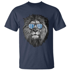 Lion Lovers T Shirt Wearing Glasses Retro Vintage Style Detroit Fan TS10 Navy Print Your Wear