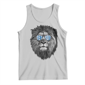 LF Game Day Tank Top Wearing Glasses Retro Vintage Style Football Fan TS10 Ash Print Your Wear