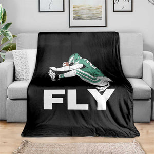 Philly Fan Throw Blanket Barkley Backwards Hurdle TS10 Print Your Wear