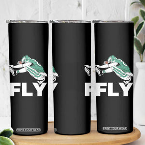 Philly Fan Skinny Tumbler Barkley Backwards Hurdle TS10 Print Your Wear