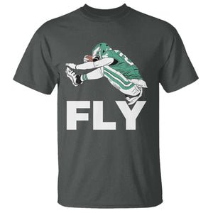 Philly Fan T Shirt Barkley Backwards Hurdle TS10 Dark Heather Print Your Wear