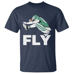 Philly Fan T Shirt Barkley Backwards Hurdle TS10 Navy Print Your Wear