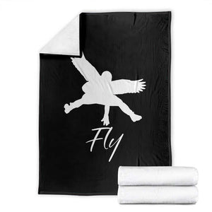 Eagles Fly Throw Blanket Philadelphia Birds Spirit TS10 Black Print Your Wear