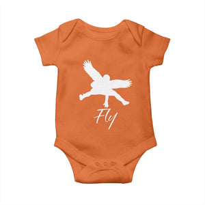 Philly Lover Baby Onesie Fly Birds Spirit Vintage Football Lovers TS10 Orange Print Your Wear