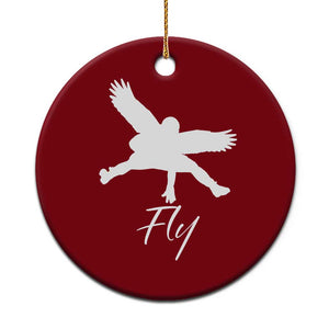 Philly Lover Ceramic Ornament Fly Birds Spirit Vintage Football Lovers TS10 1pc Red Print Your Wear