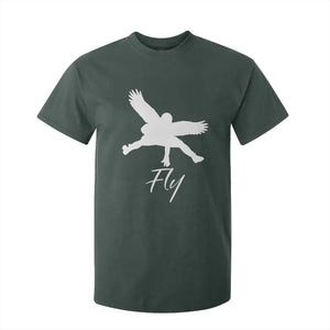 Philly Lover T Shirt For Kid Fly Birds Spirit Vintage Football Lovers TS10 Dark Forest Green Print Your Wear