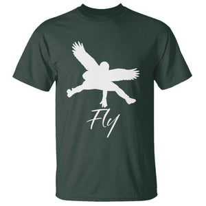 Philly Lover T Shirt Fly Birds Spirit Vintage Football Lovers TS10 Dark Forest Green Print Your Wear