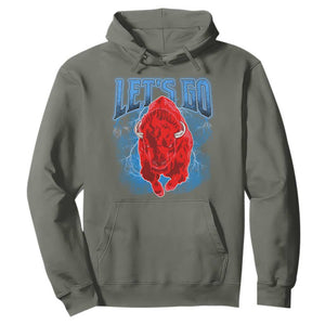 Let's Go BFB Hoodie Western New York WNY Pride Mafia Gift TS10 Military Green Print Your Wear