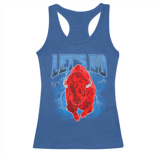 Let's Go BFB Racerback Tank Top Western New York WNY Pride Mafia Gift TS10 Royal Blue Print Your Wear