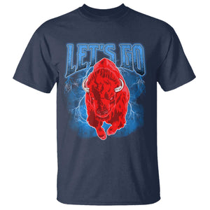 Let's Go Buffalo T Shirt Western New York WNY Pride Mafia Gift TS10 Navy Print Your Wear