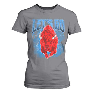 Let's Go Buffalo T Shirt For Women Western New York WNY Pride Mafia Gift TS10 Charcoal Print Your Wear
