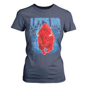 Let's Go Buffalo T Shirt For Women Western New York WNY Pride Mafia Gift TS10 Navy Print Your Wear