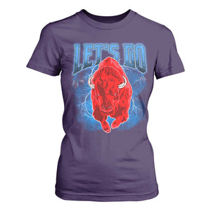 Let's Go Buffalo T Shirt For Women Western New York WNY Pride Mafia Gift TS10 Purple Print Your Wear