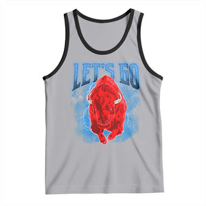 Let's Go BFB Tank Top Western New York WNY Pride Mafia Gift TS10 Athletic Heather Black Print Your Wear