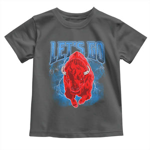 Let's Go BFB Toddler T Shirt Western New York WNY Pride Mafia Gift TS10 Dark Heather Print Your Wear