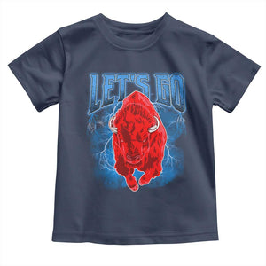Let's Go BFB Toddler T Shirt Western New York WNY Pride Mafia Gift TS10 Navy Print Your Wear