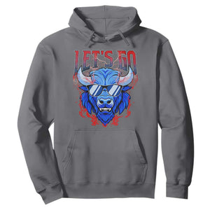 Let's Go BFB Hoodie Fan Apparel WNY Pride TS10 Charcoal Print Your Wear