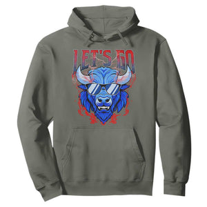 Let's Go BFB Hoodie Fan Apparel WNY Pride TS10 Military Green Print Your Wear