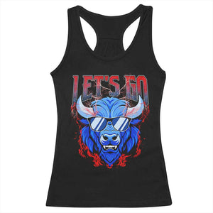 Let's Go BFB Racerback Tank Top Fan Apparel WNY Pride TS10 Black Print Your Wear