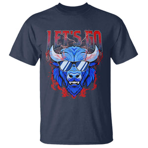 Let's Go Buffalo T Shirt Fan Apparel WNY Pride TS10 Navy Print Your Wear
