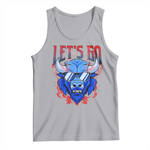 Let's Go BFB Tank Top Fan Apparel WNY Pride TS10 Athletic Heather Print Your Wear