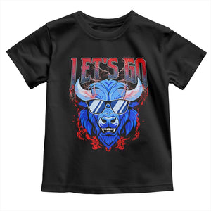 Let's Go BFB Toddler T Shirt Fan Apparel WNY Pride TS10 Black Print Your Wear