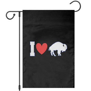Vintage BF Garden Flag American I Love Bison TS10 Black Print Your Wear