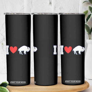 Vintage BF Skinny Tumbler American I Love Bison TS10 Print Your Wear