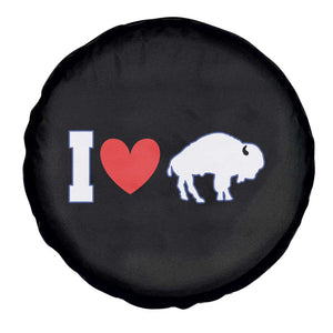 Vintage Buffalo Spare Tire Cover American I Love Bison TS10 Print Your Wear