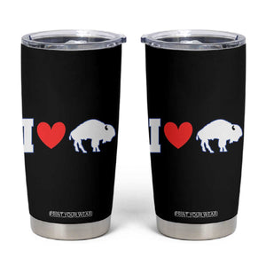 Vintage Buffalo Tumbler Cup American I Love Bison TS10 Black Print Your Wear