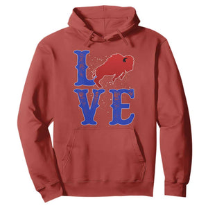 Let's Go BFB Hoodie WNY Pride Mafia Gift Wild American Bison Lovers TS10 Red Print Your Wear