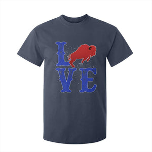 Let's Go Buffalo T Shirt For Kid WNY Pride Mafia Gift Wild American Bison Lovers TS10 Navy Print Your Wear