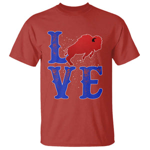 Let's Go Buffalo T Shirt WNY Pride Mafia Gift Wild American Bison Lovers TS10 Red Print Your Wear