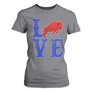 Let's Go Buffalo T Shirt For Women WNY Pride Mafia Gift Wild American Bison Lovers TS10 Charcoal Print Your Wear
