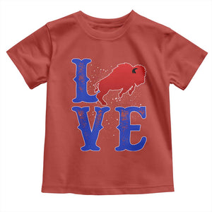 Let's Go BFB Toddler T Shirt WNY Pride Mafia Gift Wild American Bison Lovers TS10 Red Print Your Wear