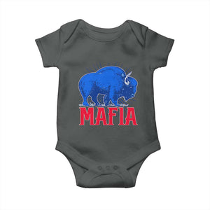 Let's Go BFB Baby Onesie Funny Mafia Gift WNY Pride TS10 Dark Heather Print Your Wear