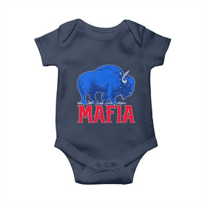 Let's Go BFB Baby Onesie Funny Mafia Gift WNY Pride TS10 Navy Print Your Wear