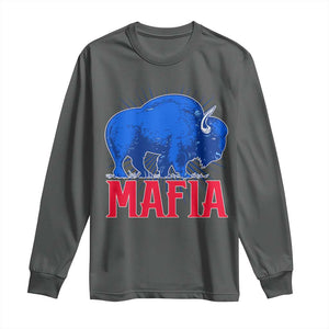 Let's Go BFB Long Sleeve Shirt Funny Mafia Gift WNY Pride TS10 Dark Heather Print Your Wear