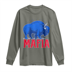 Let's Go BFB Long Sleeve Shirt Funny Mafia Gift WNY Pride TS10 Military Green Print Your Wear