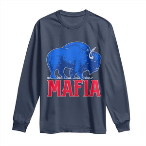 Let's Go BFB Long Sleeve Shirt Funny Mafia Gift WNY Pride TS10 Navy Print Your Wear
