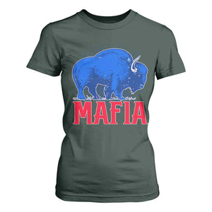 Let's Go Buffalo T Shirt For Women Funny Mafia Gift WNY Pride TS10 Dark Forest Green Print Your Wear
