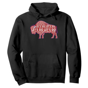 Let's Go Buffalo Hoodie WNY Pride Fan Apparel TS10 Black Print Your Wear
