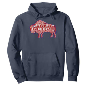 Let's Go Buffalo Hoodie WNY Pride Fan Apparel TS10 Navy Print Your Wear
