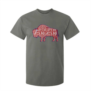 Let's Go Buffalo T Shirt For Kid WNY Pride Fan Apparel TS10 Military Green Print Your Wear
