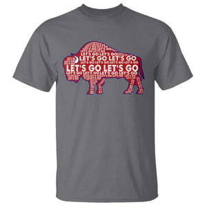 Let's Go Buffalo T Shirt WNY Pride Fan Apparel TS10 Charcoal Print Your Wear