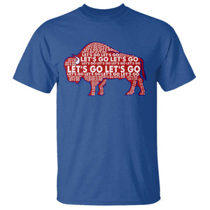 Let's Go Buffalo T Shirt WNY Pride Fan Apparel TS10 Royal Blue Print Your Wear