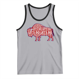 Let's Go BFB Tank Top WNY Pride Fan Apparel TS10 Athletic Heather Black Print Your Wear
