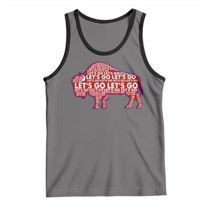 Let's Go BFB Tank Top WNY Pride Fan Apparel TS10 Deep Heather Black Print Your Wear